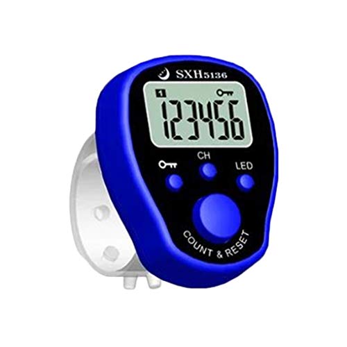 rongweiwang Stich Marker Reihenzähler LCD elektronische Zähler digital Reihe Digitale Tally Zähler Nähen Stricken Weave Werkzeug von rongweiwang