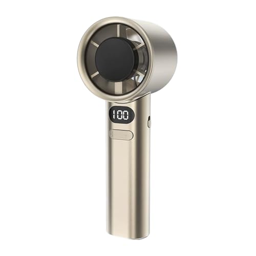 rongweiwang Tragbarer Handventilator 120 Super Starke Windkraft USB Wiederaufladbarer Hochgeschwindigkeitsventilator Handventilator Unendliche Geschwindigkeitsregelung, golden rongweiwang Tragbarer Handventilator 120 Super Starke Windkraft USB Wiederaufladbarer Hochgeschwindigkeitsventilator Handventilator Unendliche Geschwindigkeitsregelung, golden von rongweiwang