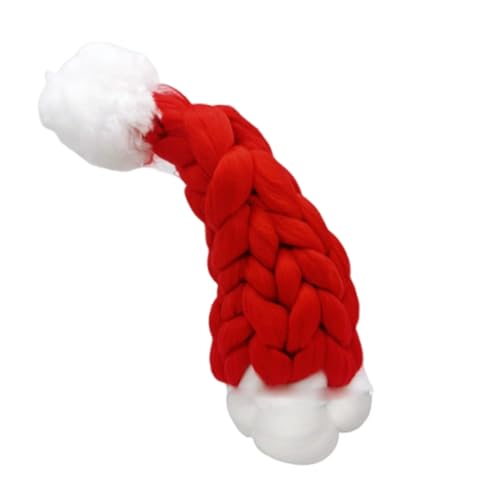 rongweiwang Weihnachtsmütze, Weihnachtsmütze, Design, weich, modisch und vielseitig, ideales Dekor, Weihnachtsdekoration, Top, Leuchtendes Rot rongweiwang Weihnachtsmütze, Weihnachtsmütze, Design, weich, modisch und vielseitig, ideales Dekor, Weihnachtsdekoration, Top, Leuchtendes Rot von rongweiwang