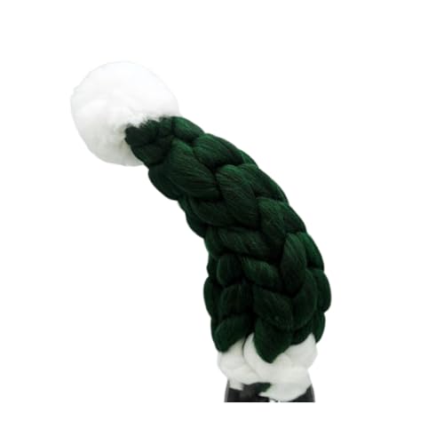 rongweiwang Weihnachtsmütze, Weihnachtsmütze, Design, weich, modisch und vielseitig, ideales Dekor, Weihnachtsdekoration, Top, dunkelgrün rongweiwang Weihnachtsmütze, Weihnachtsmütze, Design, weich, modisch und vielseitig, ideales Dekor, Weihnachtsdekoration, Top, dunkelgrün von rongweiwang