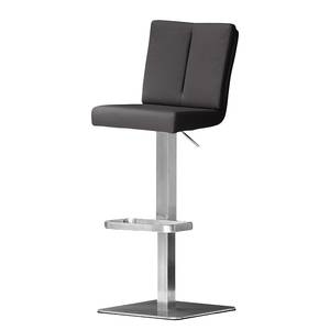home24 Barstuhl Jeremiah 40 x 87 x 57cm Schwarz Eckig von home24