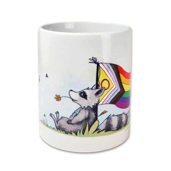 roots of compassion Tasse Pride Waschbär - queer, LGBT, Tiere von roots of compassion