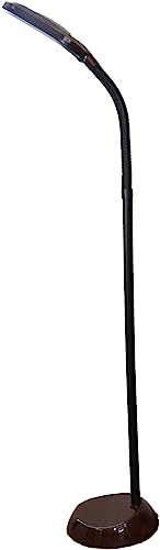 rosch LED-Stehleuchte | LED Stehlampe Tageslichtlampe, Augenschonend, Energiesparend | flexibler Lampenhals (eichen) von rosch