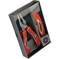 Multitool-Set rostfrei 10 tlg. mit extra Klappmesser von PEDDINGHAUS