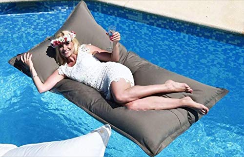 rostsp Bubibag Schwimmender Sitzsack Im Pool Innen/Außen wasserdichte Lounge/Stuhl/Sofa （Ohne Füllstoff）-3 von rostsp