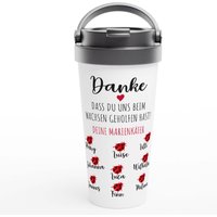 Geschenk Erzieherin Abschiedsgeschenk Personalisiert | Edelstahl-Kaffebecher Lehrerin Weihnachtsgeschenk Marienkäfergruppe Etc von rotekirschen