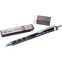 rotring Tikky Druckbleistift-Set schwarz HB 0,5 mm, 1 Set von rotring