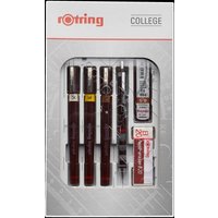 rotring College Set Tuschefüller-Set 0.25 + 0.35 + 0.5 mm Schwarz rotring College Set Tuschefüller-Set 0.25 + 0.35 + 0.5 mm Schwarz von rotring