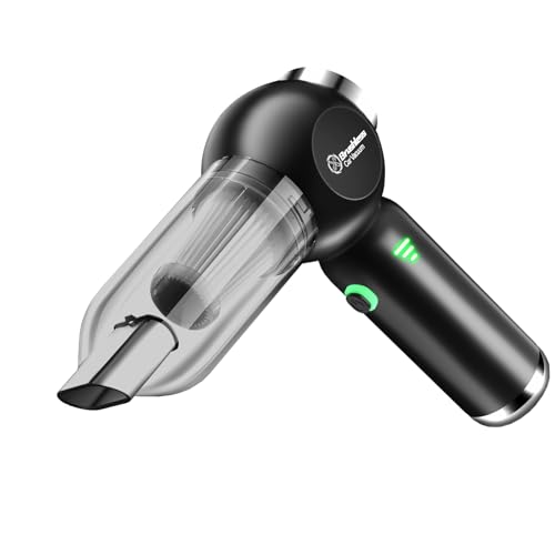 routee Handstaubsauger, tragbarer Autosauger, 18000Pa Vier in Einer Batterie Mini-Handstaubsauger, drahtloser 3-Gang-Autosauger mit waschbarem HEPA-Filter, multifunktional von routee