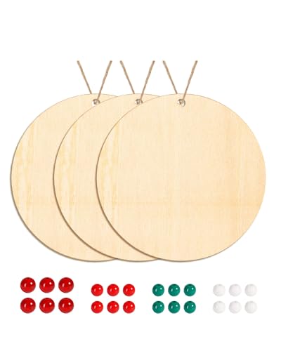 ROWOOD 24-teilige Runde Holzornamente – 8 cm Basswood-Kreise für DIY, Wanddekoration & Gravur ROWOOD 24-teilige Runde Holzornamente – 8 cm Basswood-Kreise für DIY, Wanddekoration & Gravur von rowood