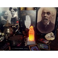 Crystal Tower Klein Mit Led-Lichtstativ, Kristall-Anzeige, Farbtherapie, Selenit-Turm, Kristall-Led-Licht, Boho-Stein, Spiritueller Stein von royalpanopticon
