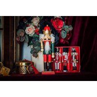 Weihnachten Nussknacker, Holzsoldat, Vintage Weihnachten, Weihnachtsgeschenke, Spielzeug, Nussknacker, Holzspielzeug, Symbol Der Stärke, 25cm von royalpanopticon