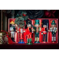 Weihnachts-Nussknacker, Holzsoldat, Tracht, Vintage Weihnachten, Weihnachtsgeschenke, Spielzeug, Holzspielzeug, Hängender Verzierung, 13cm Spielzeug von royalpanopticon