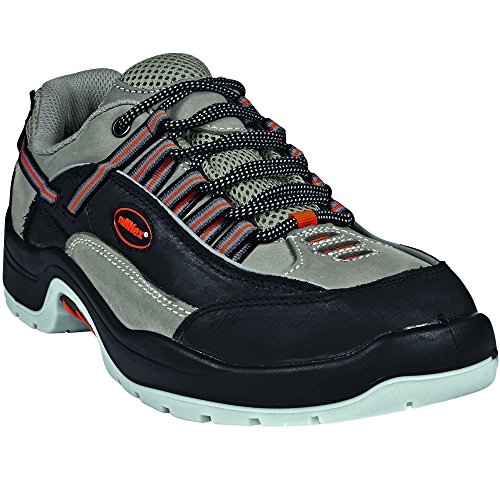 ruNNex 5204-43 S2-ESD-Sicherheitshalbschuh TeamStar, 43, Schwarz/Grau/Orange von ruNNex