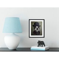 Boston Terrier Geschenk, The Bowler Hat - Kunst, Druck Von Janet Rubenacker, Wand Kunstdruck Boston Terrier Geschenk, The Bowler Hat - Kunst, Druck Von Janet Rubenacker, Wand Kunstdruck von rubenacker