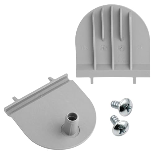 Befestigung Halterung Führungsschiene 124341 passend als Ersatzteil für IKEA PAX, HASIVK, GRIMO (2 Stück) von rudis-spareparts