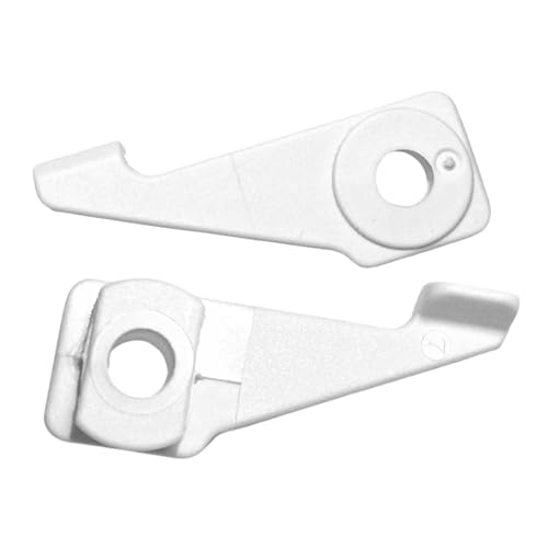 Deckenbefestigung 1-läufig 10067913 passend für IKEA VIDGA Deckenmontage Ersatzteile Deckenhalterung Weiß (2 Stück) von rudis-spareparts