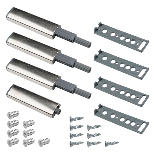 Drucktüröffner passend als Ersatzteil für IKEA UTRUSTA METOD Schrank Push to Open Schranktür Türdämpfer (4 Stück) von rudis-spareparts
