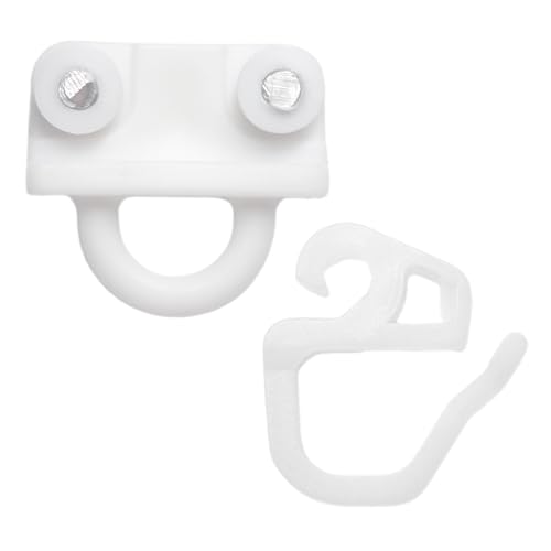 Gleiter Gardinengleiter passend für IKEA KVARTAL Ersatzteile Rollen Haken System Zubehör Gardine (24 Stück) von rudis-spareparts