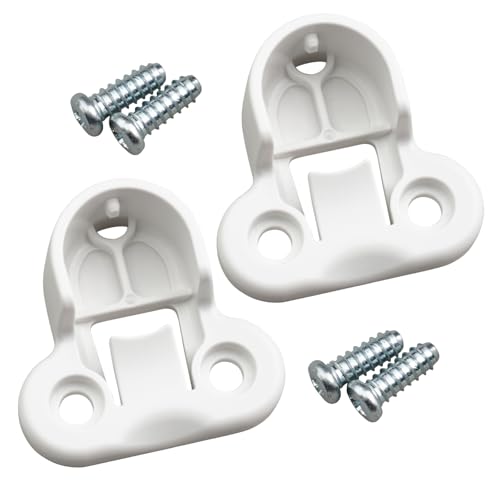 Halterung Kleiderstange passend für IKEA PAX KOMPLEMENT Schrank Kleiderstangenhalterung 130527 (2 Stück) von rudis-spareparts