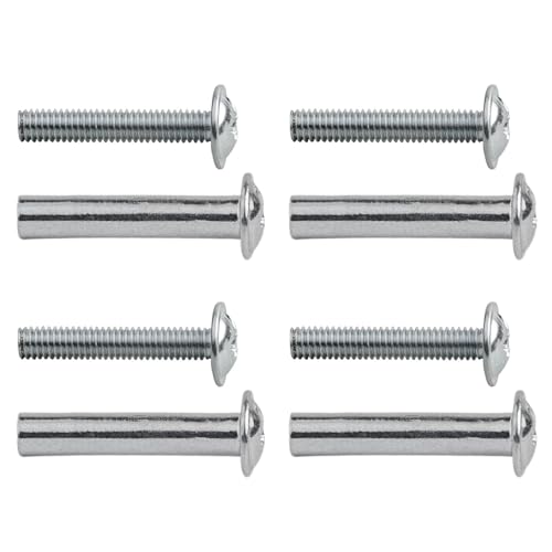 Möbelverbinder Verbindungsschraube 100644 100402 passend als Ersatzteil für IKEA PAX VARBY Schrankverbinder (4 Stück) von rudis-spareparts