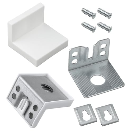 Wandmontage Wandhalterung passend als Ersatzteil für IKEA KALLAX Regal Wandbefestigung Wandaufhängung Schrankaufhänger (2 Stück) von rudis-spareparts