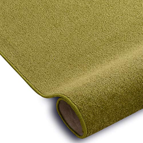 rugsx Einfarbiger Teppich Eton für Zimmer, Wohnzimmer, Schlafzimmer, Teppichboden Auslegware, grün, Verschiedene Größen, 100x150 cm rugsx Einfarbiger Teppich Eton für Zimmer, Wohnzimmer, Schlafzimmer, Teppichboden Auslegware, grün, Verschiedene Größen, 100x150 cm von rugsx