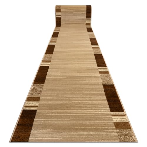 Läufer ROYAL FB23 RECHTECKRAHMEN beige/Creme 100cm 100x200 cm beige von rugsx