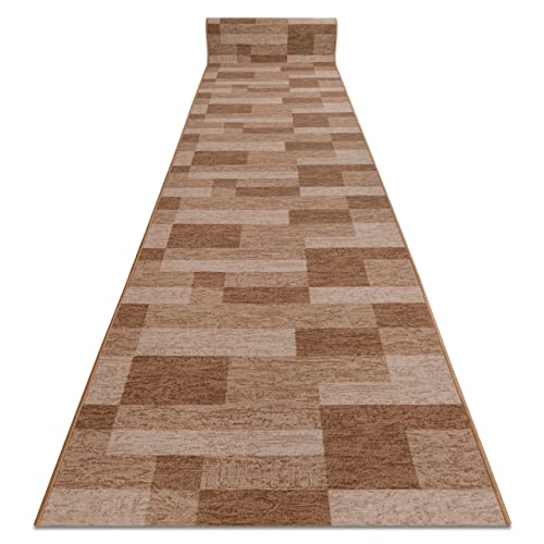 Modernen Preiswert Antirutsch Läufer Icona Beige, Anti Rutsch Teppich rutschfest Brücke Meterware für Küche Wohnzimmer, dauerhaft, 100x540 cm Modernen Preiswert Antirutsch Läufer Icona Beige, Anti Rutsch Teppich rutschfest Brücke Meterware für Küche Wohnzimmer, dauerhaft, 100x540 cm von rugsx