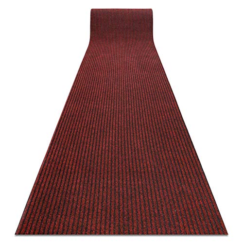 Runner - Türmatte rutschfest Gin 3086 Draußen Innen Liverpool rot 80x130 cm von rugsx