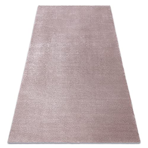 Waschteppich Teppich Craft weich - erröten rosa 80x150 cm von rugsx
