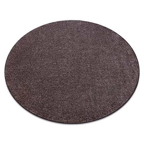 rugsx Einfarbiger empfindlich Teppich Santa FE für Zimmer, Wohnzimmer, Schlafzimmer, Teppichboden Auslegware, braun, Verschiedene Größen, Kreis 170 cm rugsx Einfarbiger empfindlich Teppich Santa FE für Zimmer, Wohnzimmer, Schlafzimmer, Teppichboden Auslegware, braun, Verschiedene Größen, Kreis 170 cm von rugsx