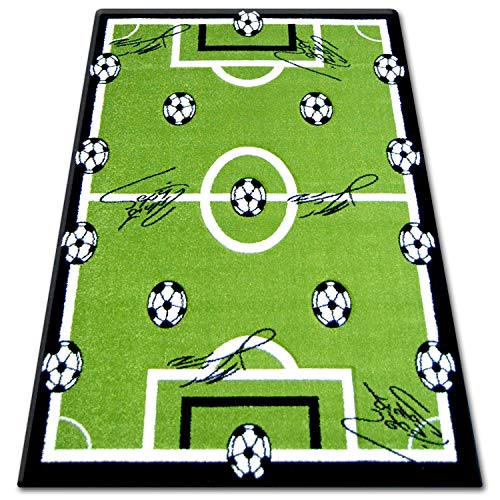 rugsx Kinderteppich Pilly - für Babyzimmer, Spielteppiche, Kinderzimmer, Fußballplatz, Gras, Spielplatz, grün 180x270 cm rugsx Kinderteppich Pilly - für Babyzimmer, Spielteppiche, Kinderzimmer, Fußballplatz, Gras, Spielplatz, grün 180x270 cm von rugsx