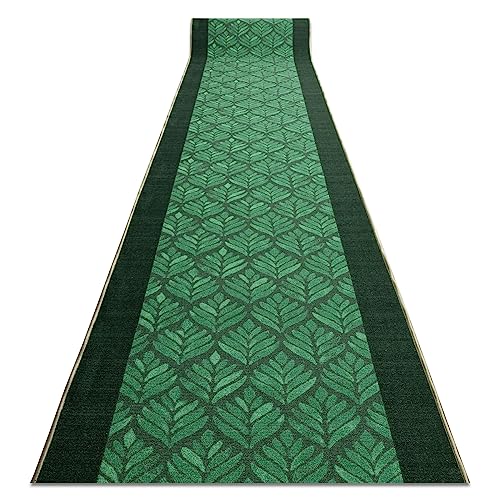 rugsx Modernen Preiswert Antirutsch Läufer Blätter, für Küche, Flur, Halle, solide, grün 110x340 cm rugsx Modernen Preiswert Antirutsch Läufer Blätter, für Küche, Flur, Halle, solide, grün 110x340 cm von rugsx
