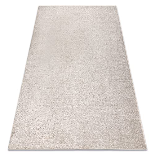 Teppich Teppichboden Santa FE beige 33 eben, glatt, einfarbig, 250x300 cm von rugsx