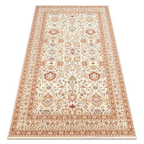 rugsx Wollteppich SOHO 477.26.LA100 OSTA Ornament, Rahmen Natur beige/terrakotta 80x160 cm beige rugsx Wollteppich SOHO 477.26.LA100 OSTA Ornament, Rahmen Natur beige/terrakotta 80x160 cm beige von rugsx