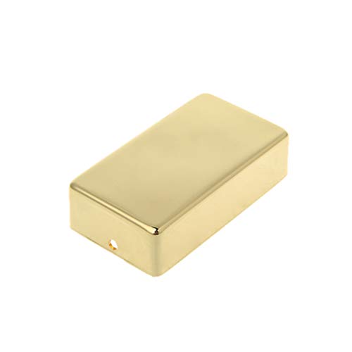 ruiruiNIE E-Gitarre Humbucker Pickup Cover No Holes Passend für 50mm 52mm Pickups Teile Pickup Cover Gold von ruiruiNIE