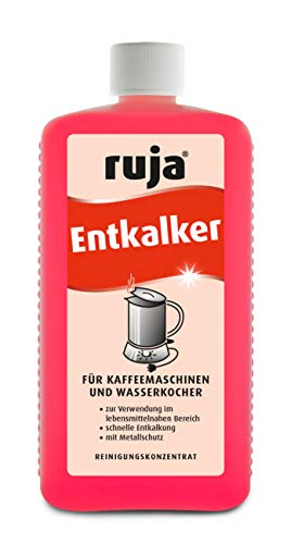 ruja Entkalker 1 Liter | für Kaffeemaschinen, Wasserkocher, Töpfe, Vollautomaten | Konzentrat; sehr sparsam und umweltverträglich von ruja