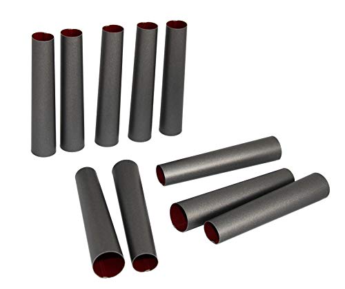 rukauf.. Große Schaumrollen-Formen Set 13,5cm Antihaft-beschichtet Teflon - Traditionelle Backform Schillerlockenform Röhrchen Spritztüllen Sahnerollen (10) von rukauf