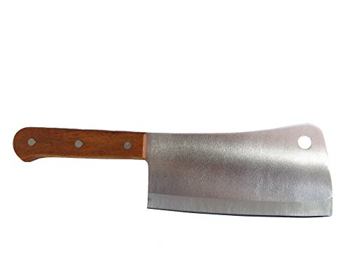 HACKMESSER KÜCHENBEIL Fleischbeil Hack-Beil ca. 400 Gramm mit Holzgriff ca. 28cm lang von rukauf