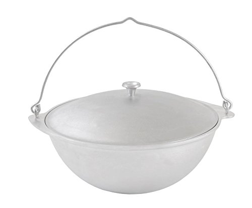 Rukauf Kazan Asien Topf Tatarskij mit Deckel - 7 Liter WOK für CAMPING - Aluguss Rukauf Kazan Asien Topf Tatarskij mit Deckel - 7 Liter WOK für CAMPING - Aluguss von rukauf