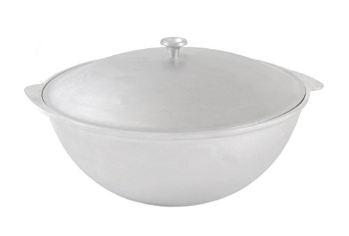 Kazan Asien Topf Tatarskij mit Deckel Kasan WOK 8 Liter Aluguss von rukauf