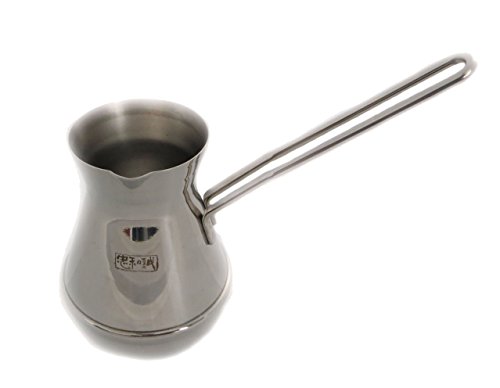 Türkischer Kaffeekocher Mokkakanne Espressokocher Cezve Dzhesva 500ml komplett aus Edelstahl 1mm (NICHT FÜR INDUKTION) von rukauf