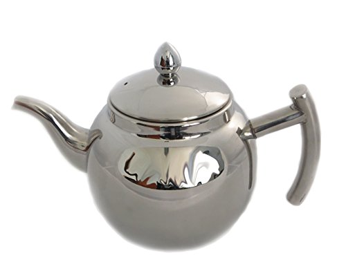 rukauf Design Edelstahl Teekanne oder Kaffeekanne mit Sieb und Deckel 1,5 Liter Чайник von rukauf