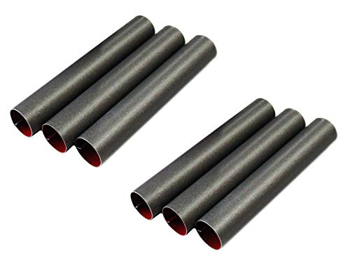 rukauf Schaumrollen-Formen (8 cm x 1,3cm) Antihaft-beschichtet Teflon Traditionelle Backform Schillerlockenform Gerade Röhrchen Spritztüllen Sahnerollen (50) von rukauf