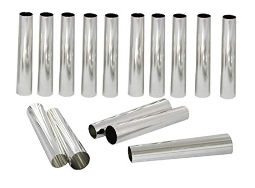 rukauf Schaumrollen-Formen Set 11,3cm - Traditionelle Backform Schillerlockenform Röhrchen Spritztüllen Sahnerollen (15) rukauf Schaumrollen-Formen Set 11,3cm - Traditionelle Backform Schillerlockenform Röhrchen Spritztüllen Sahnerollen (15) von rukauf