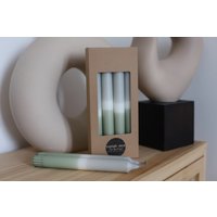No.44 Waldzauber Nachhaltige 100%stearin Stabkerzen, Olive Grau Herbst/Winter Kerzen, Dip Dye Kerze No.44 Waldzauber Nachhaltige 100%stearin Stabkerzen, Olive Grau Herbst/Winter Kerzen, Dip Dye Kerze von rumahsaya