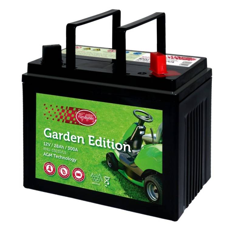 rundutec Motorradbatterie 53030/U1 Garden Edition 12V 28Ah von rundutec