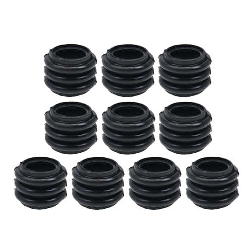 runhuabaihuo 10/5 Sets Bremse Oberen Unteren Pumpe Sattel Stoßdämpfer Hülse Staub Abdeckung Gummi Disc wasserdichte Kappe for Motorrad Roller Fahrrad(10 Type A) von runhuabaihuo