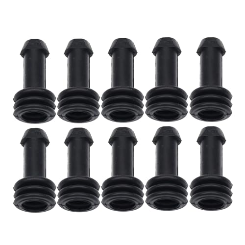 runhuabaihuo 10/5 Sets Bremse Oberen Unteren Pumpe Sattel Stoßdämpfer Hülse Staub Abdeckung Gummi Disc wasserdichte Kappe for Motorrad Roller Fahrrad(10 Type B) von runhuabaihuo